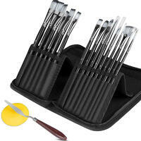 Без бренда «Набор кистей для рисования в чехле, премиум набор (15 нейлоновых кистей, 1 мастихин)» в Кирове