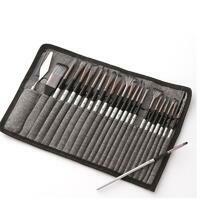 Без бренда «Коробка 50 шт.: Набор кистей для рисования в чехле, премиум набор (23 нейлоновых кисти, 1 мастихин)» в Кирове в интернет-магазине Без бренда «Коробка 50 шт.: Набор кистей для рисования в чехле, премиум набор (23 нейлоновых кисти, 1 мастихин)» в Кирове