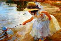 Без бренда «Девочка пытается спасти мяч» в Кирове в интернет-магазине  Без бренда «Девочка пытается спасти мяч» в Кирове