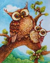 Без бренда «Совёнок с совой на ветке» в Кирове