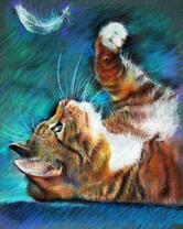 Без бренда «Котенок играет пером» в Кирове в интернет-магазине  Без бренда «Котенок играет пером» в Кирове