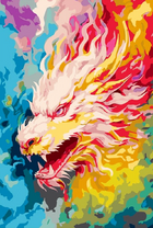 Без бренда «Разноцветный огненный дракон» в Кирове в интернет-магазине  Без бренда «Разноцветный огненный дракон» в Кирове