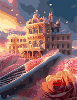 Без бренда «Сказочный дворец в окружении роз» в Кирове в интернет-магазине Без бренда «Сказочный дворец в окружении роз» в Кирове