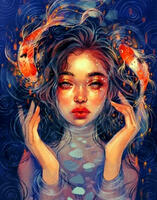 Без бренда «Девушка и карпы кои» в Кирове в интернет-магазине  Без бренда «Девушка и карпы кои» в Кирове