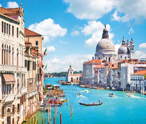 Чудесный вид на самый большой канал в Венеции