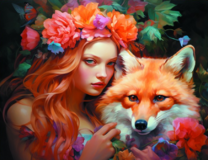 Без бренда «Рыжая девушка и рыжая лисица» в Кирове